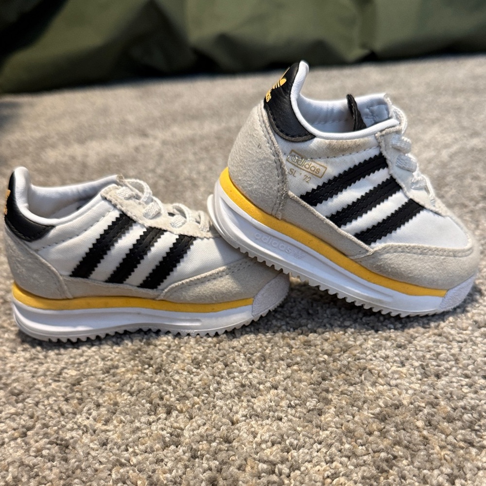 Adidas Kids Sneakers - White, Black, Yellow